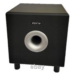 Floor HiFi Speakers Tower Columns Home Stereo Audio 600w, Fenton Subwoofer 20