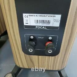 Focal Kanta N2 stereo speakers in walnut ideal audio