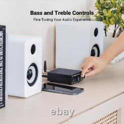 Fosi Audio BT20A Bluetooth Amplifier Mini Stereo 2 Channel Amp with Bass Treble