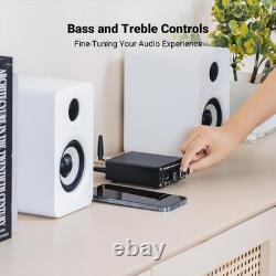 Fosi Audio BT20A Bluetooth Amplifier for Speakers, Mini Stereo 2 BT20A-Black