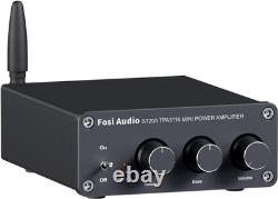 Fosi Audio BT20A Bluetooth Amplifier for Speakers, Mini Stereo 2 Channel Amp