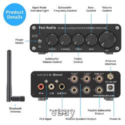 Fosi Audio BT30D Bluetooth Amplifier Hi-Fi Stereo Audio Digital 50W X2 Sound Amp