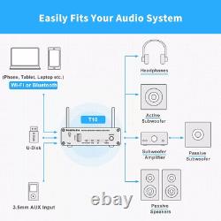 Fosi Audio T10 2.1CH WiFi Support Airplay 1 and Spotify TPA3116 Bluetooth 5.0 St