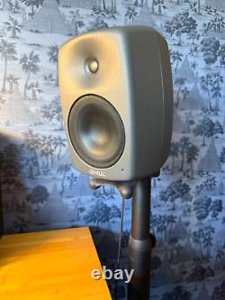 GENELEC 8040A (pair) with Iso-Pod stands + Mains cables + XLRs