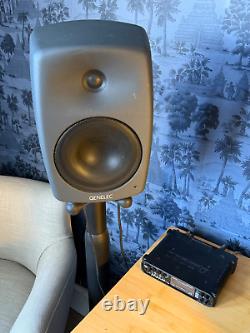 GENELEC 8040A (pair) with Iso-Pod stands + Mains cables + XLRs