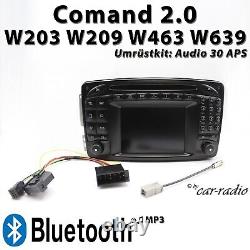 Genuine Mercedes Comand 2.0 Bluetooth Radio W203 W209 W463 W639 Car Stereo Set1