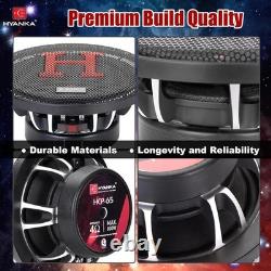 HCP-65 6.5 Component Car Speakers, 800 Watt Car Audio Stereo Door Speakers Pe