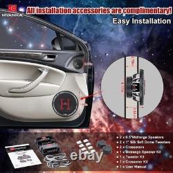 HCP-65 6.5 Component Car Speakers, 800 Watt Car Audio Stereo Door Speakers Pe