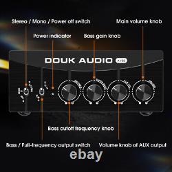 HIFI 300W Mono/Stereo Power Amplifier with 48V5A Power Adapter for Home Speakers