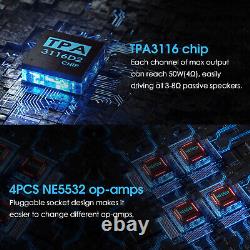 HIFI Digital Amplifier withBluetooth 5.1 FM Radio Speaker Receiver for Home Stereo