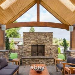 Herdio 200W 2X4 Indoor Outdoor Bluetooth Speakers Waterproof Stereo Wall Mount