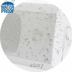 Herdio 200W 2X4 Indoor Outdoor Bluetooth Speakers Waterproof Stereo Wall Mount