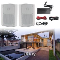 Herdio 200W 2X4 Indoor Outdoor Bluetooth Speakers Waterproof Stereo Wall Mount