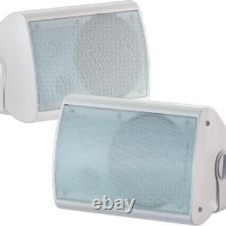 Herdio 2X6.5 Outdoor Speaker Wired Stereo Wall Mounted Loudspeakers Waterproof