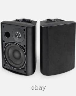 Herdio 2X 5.25 Indoor Outdoor Bluetooth Speakers Patio Wall Mount Speakers 300W