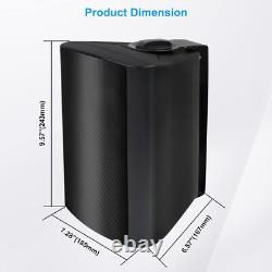 Herdio 5 Outdoor Bluetooth Speakers 300W Pair Waterproof Stereo Bass for Patio