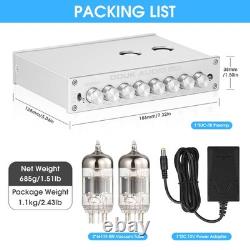 HiFi 7-Band Tube EQ Equalizer Stereo Balanced XLR / RCA Preamp for Home Speaker