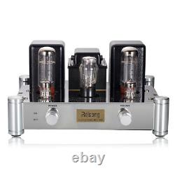HiFi EL34 Valve Tube Amplifier Class A Single-ended Stereo Desktop Audio Amp 24W