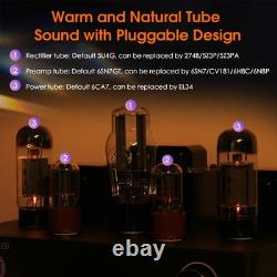 HiFi Single-Ended Class A Valve Tube Amplifier Stereo Audio Desktop Power Amp
