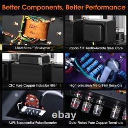 HiFi Single-Ended Class A Valve Tube Amplifier Stereo Audio Desktop Power Amp