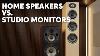 Hi Fi Speakers Vs Studio Monitors What Is The Difference