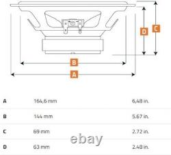 High-Performance K 165 2-Way Speaker Kit for Ultimate Car Audio Experience
