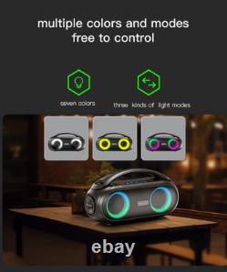 High Power Bluetooth Speaker Wireless Portable Stereo Sound