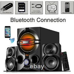 Home Theater Speaker System Stereo Surround Sound Speakers Wireless USB Audio