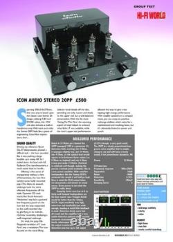 ICON AUDIO STEREO 20 EL84 INTEGRATED AMPLIFIER 13+13 Watts B GRADE 20% OFF
