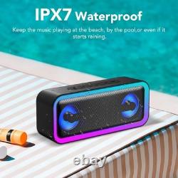 IKT Bluetooth Speaker, 40W Loud Stereo Sound 2018356mm, Pearl Black