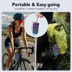 IKT Bluetooth Speaker, 40W Loud Stereo Sound 2018356mm, Pearl Black