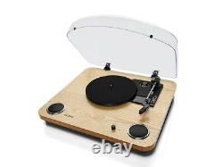 ION Audio Max LP Record Player Turntable with USB Built In Stereo Speakers NEW