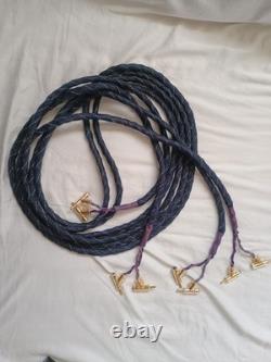 IOXS 6002 7 Gamma Geometry Flagship Speaker Cable 3.9 M Pair + Furutech Plugs