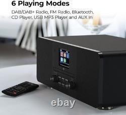 I-box Tempo CD Player Bluetooth Hi-Fi System DAB/FM Radio Home Audio Stereo