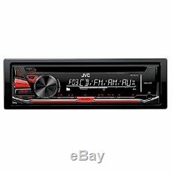 JVC CD AUX Radio, Audio Pipe 6X8 and 6.5 Car Stereo Speakers, 50 Foot Wire