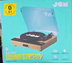 Jam Sound Stream+ TurntableBuilt-in Stereo Speakers Bluetooth Connectivity