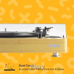 Jam Sound Turntable (hmv Exclusive) Wood Stereo Speakers Vinyl Record Player