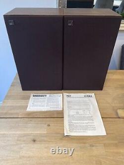 KEF Coda 2 II Vintage Bookshelf Speakers VGC Audio Hifi Stereo 2 Way POST