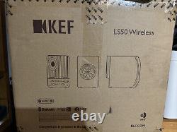 KEF LS50W Wireless HiFi Home Audio Speakers Black/Blue (Pair)
