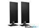 Kef T101 Black Stereo Surround Sound Super-flat Home Tv Speakers (pair) New