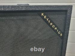 KEYTRONICS Stereo Speaker Cabinet Black Vintage Home Audio