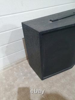 KEYTRONICS Stereo Speaker Cabinet Black Vintage Home Audio