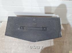 KEYTRONICS Stereo Speaker Cabinet Black Vintage Home Audio