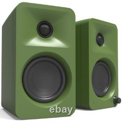 Kanto Audio Ora Speakers Green Moss Bluetooth Powered Active Desktop Compact