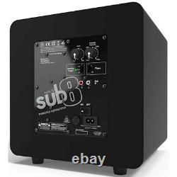 Kanto Audio Sub8 Subwoofer Black Active Powered Sub Speaker 8 inch 250w