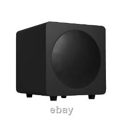Kanto Audio Sub8 Subwoofer Black Active Powered Sub Speaker 8 inch 250w
