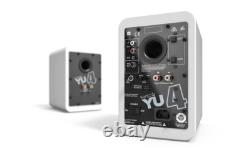 Kanto Audio YU4 Active Powered Bookshelf Desktop Speakers Matte White