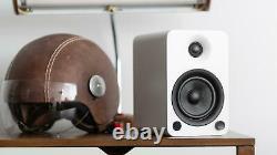 Kanto YU4 Active Bluetooth Bookshelf Studio Speakers Phono PreAmp White OPEN BOX
