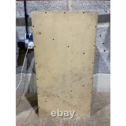 Kenwood Stereo Car Audio Subwoofer Speakers Beige Wired Wooden Box Dual Woofer