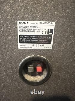 LARGE SONY SS-XB800AV 4-Way Super Woofer Speakers Full Range Bass Speakers